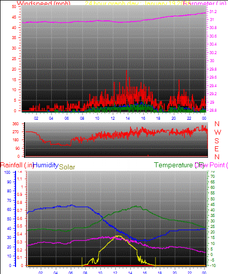 24 Hour Graph for Day 19