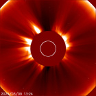 Latest LASCO C2 image of the Sun