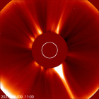 Latest LASCO C2 image of the Sun