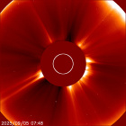 Latest LASCO C2 image of the Sun