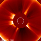 Latest LASCO C2 image of the Sun