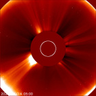 Latest LASCO C2 image of the Sun