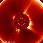 Latest LASCO C2 image of the Sun