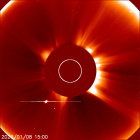 Latest LASCO C2 image of the Sun