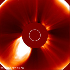 Latest LASCO C2 image of the Sun