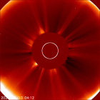 Latest LASCO C2 image of the Sun