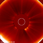 Latest LASCO C2 image of the Sun