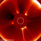 Latest LASCO C2 image of the Sun