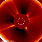 Latest LASCO C2 image of the Sun