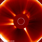 Latest LASCO C2 image of the Sun