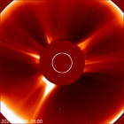 Latest LASCO C2 image of the Sun