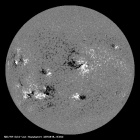 Latest SDO/HMI Magnetogram image of the Sun