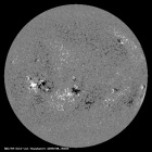 Latest SDO/HMI Magnetogram image of the Sun