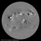 Latest SDO/HMI Magnetogram image of the Sun
