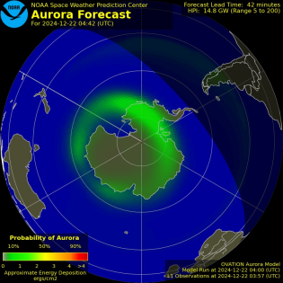 Current Southern hemispheric power input map