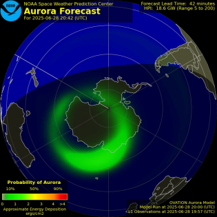 Current Southern hemispheric power input map