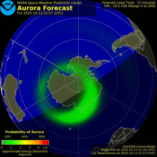 Current Southern hemispheric power input map
