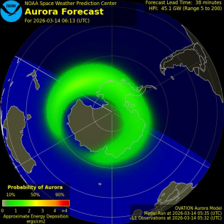 Current Southern hemispheric power input map