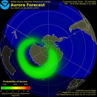Current Southern hemispheric power input map