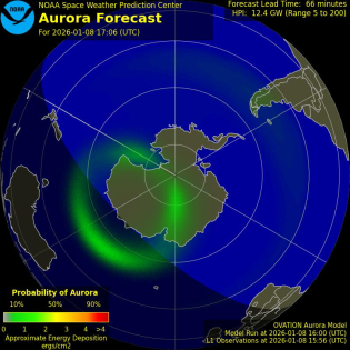 Current Southern hemispheric power input map