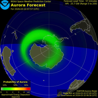 Current Southern hemispheric power input map