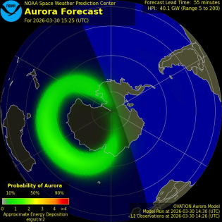 Current Southern hemispheric power input map