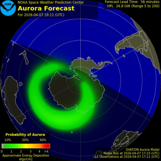 Current Southern hemispheric power input map