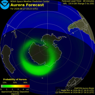 Current Southern hemispheric power input map