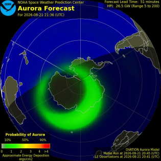 Current Southern hemispheric power input map