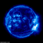 Click for time-lapse image of the sun