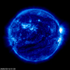 Click for time-lapse image of the sun