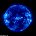 Click for time-lapse image of the sun