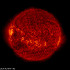 Click for time-lapse image of the sun