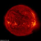 SOHO EIT 304 image of the sun